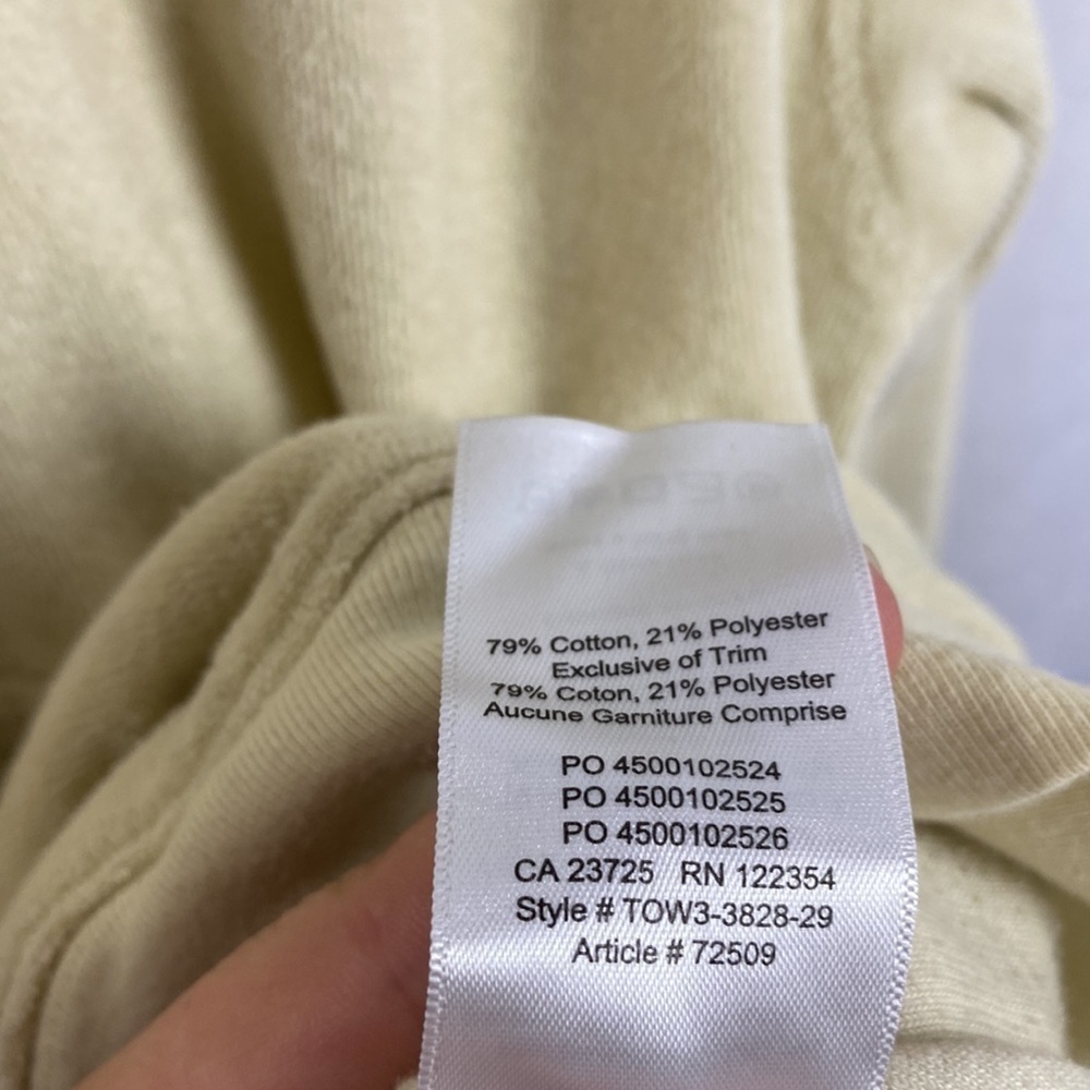 TNA The Perfect Hoodie Classic Pullover Hoodie - Butter Yellow - Size XS - Picture 11 of 15